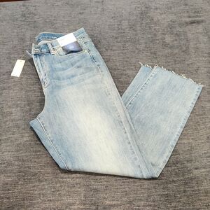 *NEW* New York & Company High Waist Straight Ankle Jean Sz 12